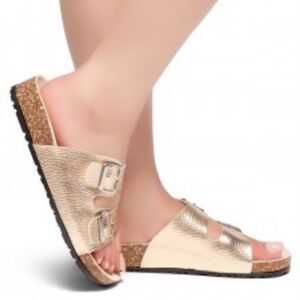 BRAND NEW SHOE LAND VIVIANA ROSE GOLD SANDAL